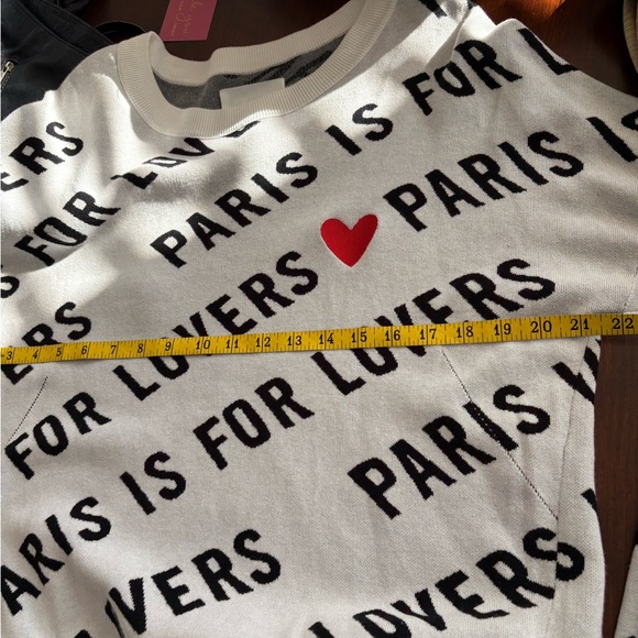 Zadig & Voltaire Paris is for Lovers sweater Size L EUC - Picture 11 of 13